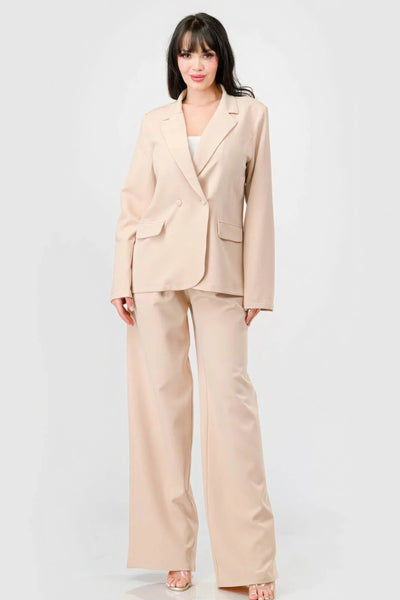 Business Women Pants Set