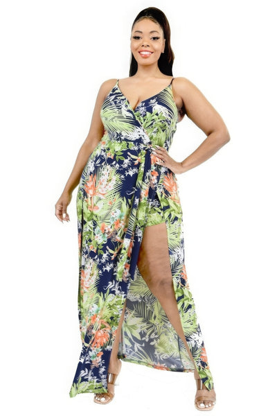 Tropical Maxi Dress