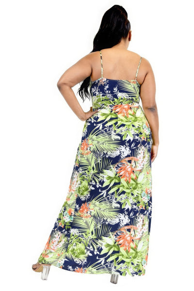 Tropical Maxi Dress