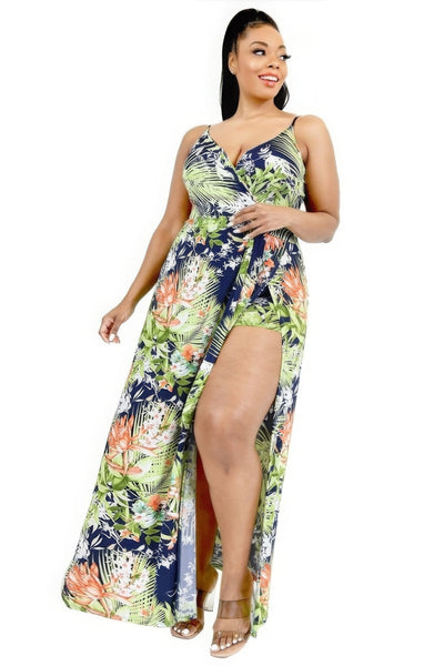 Tropical Maxi Dress