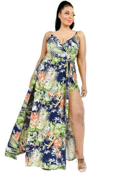 Tropical Maxi Dress