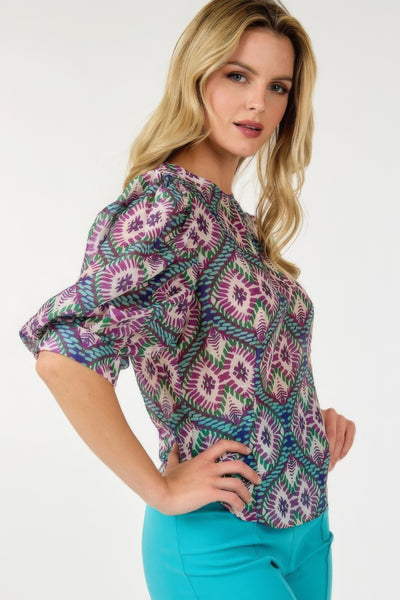 Katherine Multi-print Top