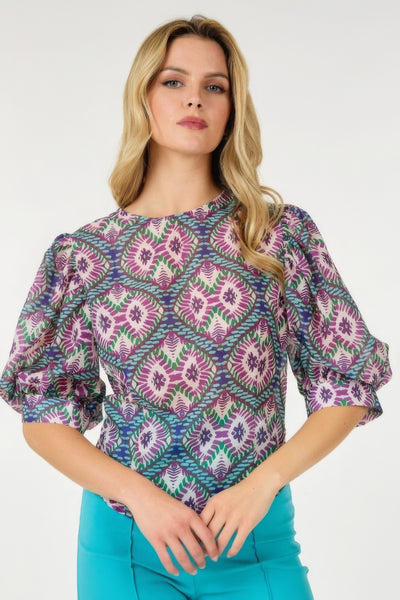 Katherine Multi-print Top