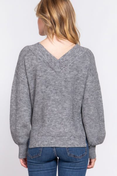 Sandra  V-neck Sweater