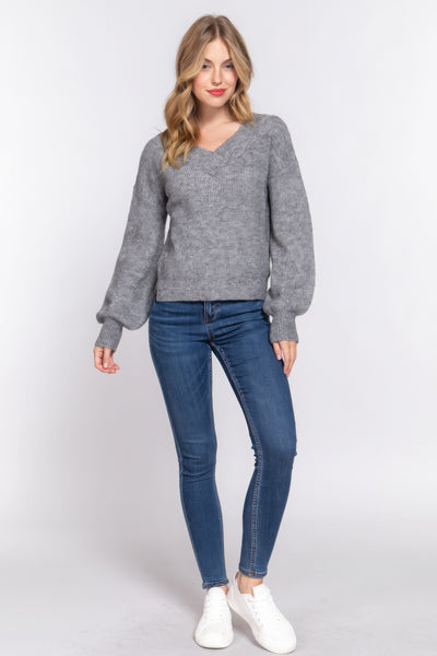 Sandra  V-neck Sweater