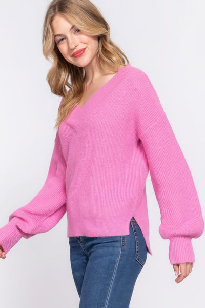 Sandra  V-neck Sweater