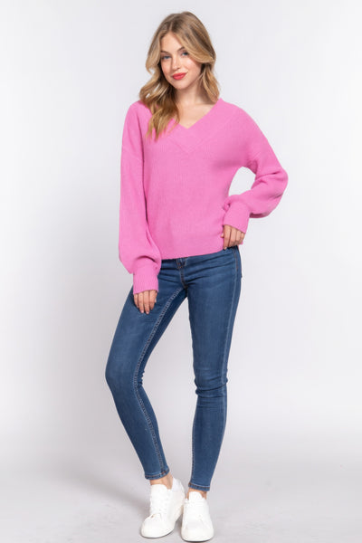 Sandra  V-neck Sweater