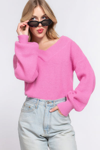 Sandra  V-neck Sweater