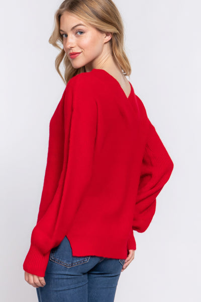 Sandra  V-neck Sweater