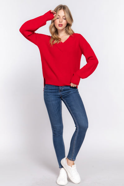 Sandra  V-neck Sweater