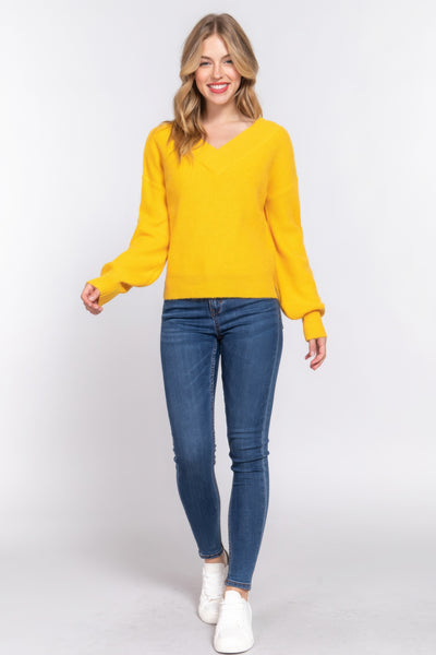 Sandra  V-neck Sweater