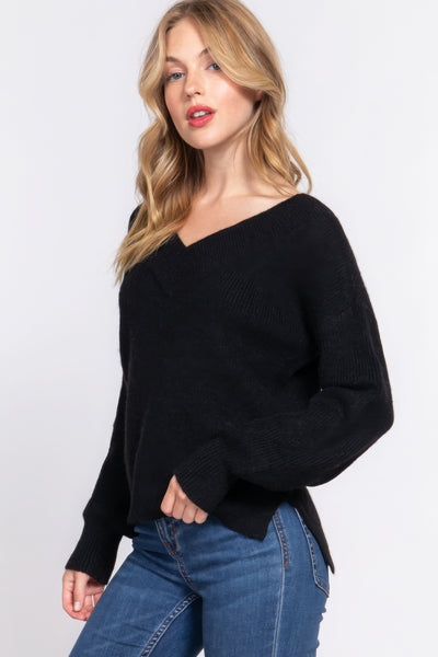 Sandra  V-neck Sweater