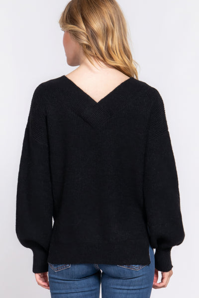 Sandra  V-neck Sweater