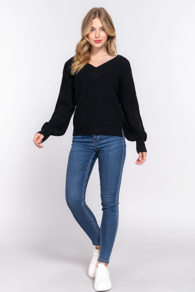 Sandra  V-neck Sweater