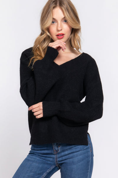 Sandra  V-neck Sweater