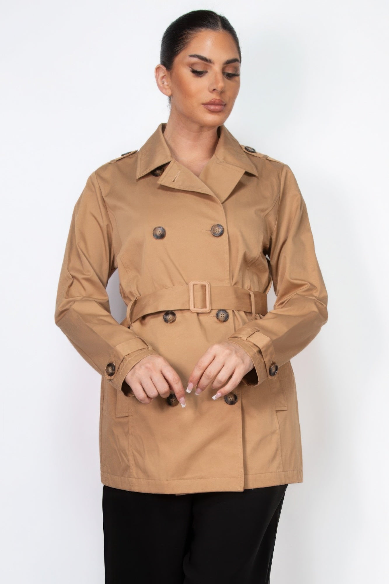 Adriana Belted Coat