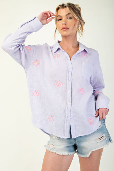 Adamari button down shirt