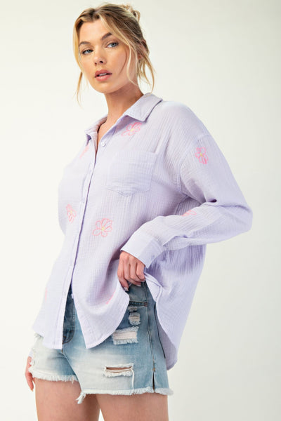 Adamari button down shirt