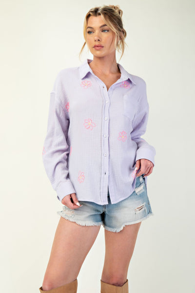 Adamari button down shirt