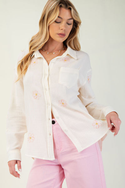 Adamari button down shirt