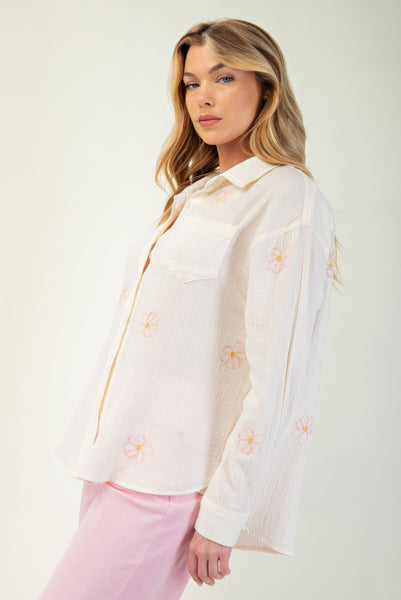 Adamari button down shirt