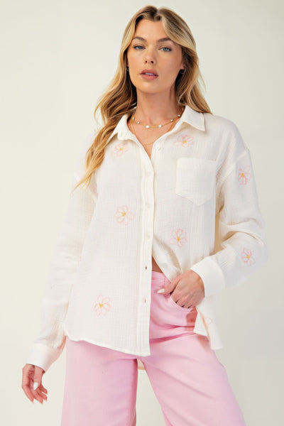 Adamari button down shirt