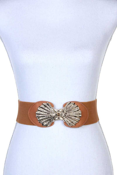 Metal Buckle Stretch Belt