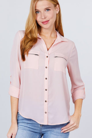 Elsie Roll Up Blouse