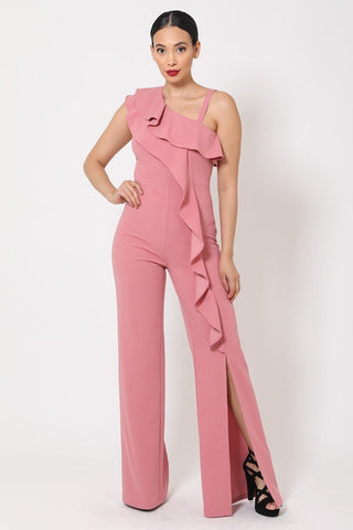 Alexandrina Pink Jumpsuit