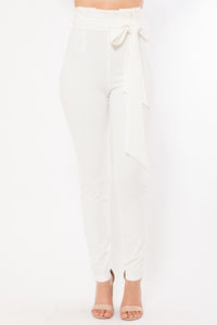 Marlene White Skinny Pants