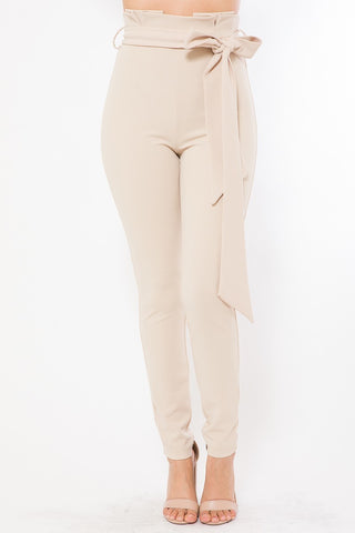 Marlene Beige Skinny Pants