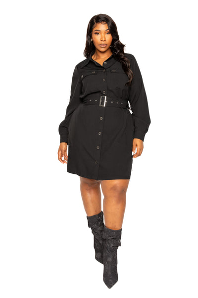 Amara Belted Jacket Dress