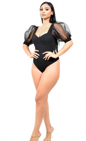 Gaviota Black Bodysuit