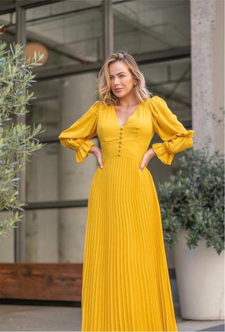 Sunflower Maxi Dress